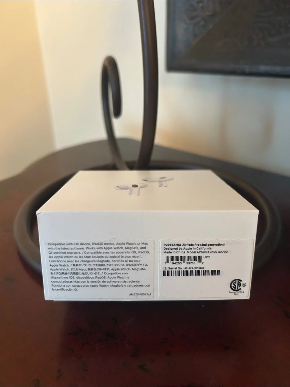 Apple AirPods Pro (2nd Generation) Original Empty Retail Box & Inserts Only